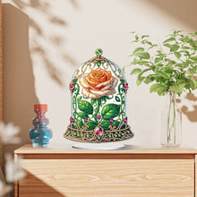 Load image into Gallery viewer, Special Shape Single-Side Rose Crystal Box Desktop Diamond Painting Home Craft
