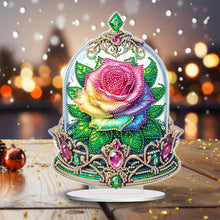 Load image into Gallery viewer, Special Shape Single-Side Rose Crystal Box Desktop Diamond Painting Home Craft
