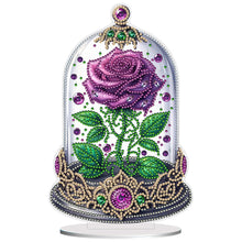 Load image into Gallery viewer, Special Shape Single-Side Rose Crystal Box Desktop Diamond Painting Home Craft
