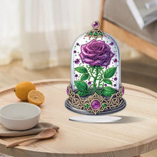 Load image into Gallery viewer, Special Shape Single-Side Rose Crystal Box Desktop Diamond Painting Home Craft
