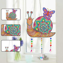 Load image into Gallery viewer, Animal Wind Chimes Crystal Diamond Painting Ornaments for Home Wall Art Decor
