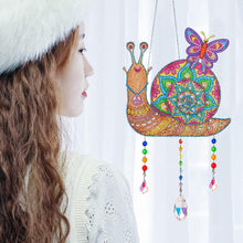 Load image into Gallery viewer, Animal Wind Chimes Crystal Diamond Painting Ornaments for Home Wall Art Decor
