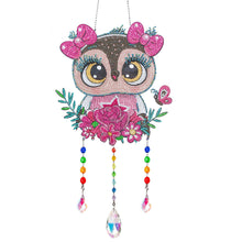 Load image into Gallery viewer, Animal Wind Chimes Crystal Diamond Painting Ornaments for Home Wall Art Decor
