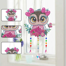 Load image into Gallery viewer, Animal Wind Chimes Crystal Diamond Painting Ornaments for Home Wall Art Decor

