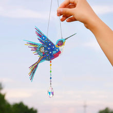 Load image into Gallery viewer, Animal Wind Chimes Crystal Diamond Painting Ornaments for Home Wall Art Decor

