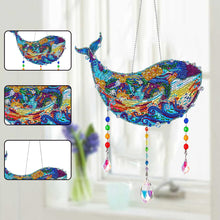 Load image into Gallery viewer, Animal Wind Chimes Crystal Diamond Painting Ornaments for Home Wall Art Decor

