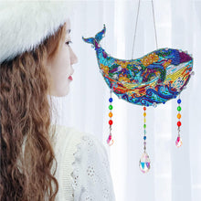 Load image into Gallery viewer, Animal Wind Chimes Crystal Diamond Painting Ornaments for Home Wall Art Decor
