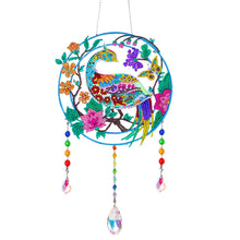 Load image into Gallery viewer, Animal Wind Chimes Crystal Diamond Painting Ornaments for Home Wall Office Decor
