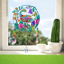 Load image into Gallery viewer, Animal Wind Chimes Crystal Diamond Painting Ornaments for Home Wall Office Decor
