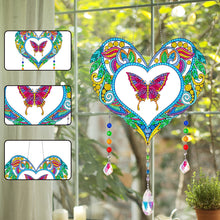Load image into Gallery viewer, Animal Wind Chimes Crystal Diamond Painting Ornaments for Home Wall Office Decor
