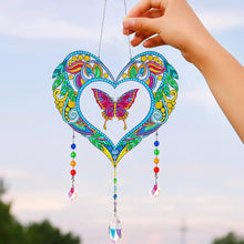 Load image into Gallery viewer, Animal Wind Chimes Crystal Diamond Painting Ornaments for Home Wall Office Decor
