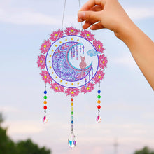 Load image into Gallery viewer, Animal Wind Chimes Crystal Diamond Painting Ornaments for Home Wall Office Decor
