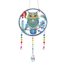 Load image into Gallery viewer, Animal Wind Chimes Crystal Diamond Painting Ornaments for Home Wall Office Decor
