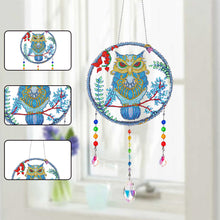 Load image into Gallery viewer, Animal Wind Chimes Crystal Diamond Painting Ornaments for Home Wall Office Decor

