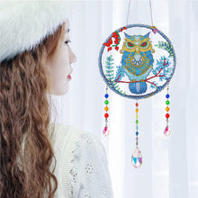 Load image into Gallery viewer, Animal Wind Chimes Crystal Diamond Painting Ornaments for Home Wall Office Decor
