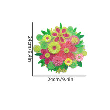 Load image into Gallery viewer, Flower Wind Chimes Diamond Crystal Painting Ornaments Handmade Home Wall Decor
