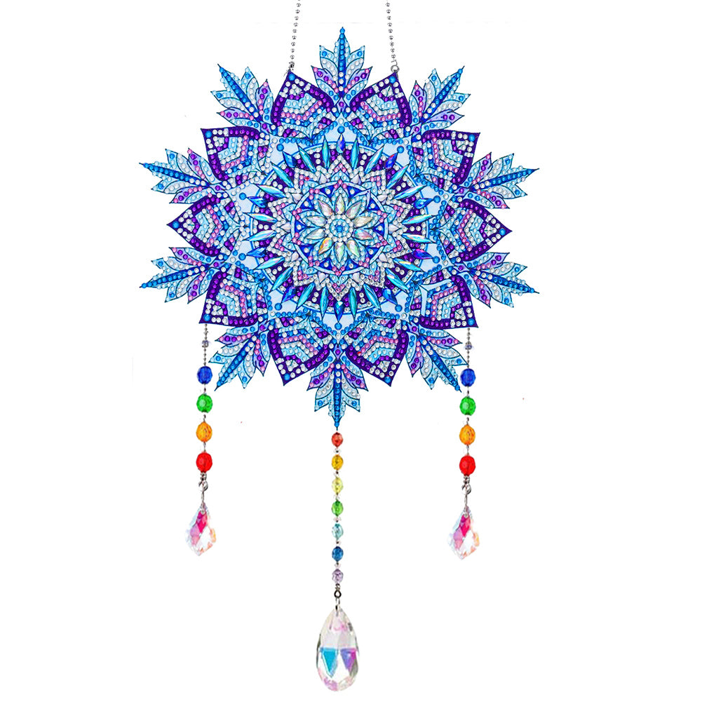 Wind Chimes Handmade Crystal Diamond Painting Ornaments for Garden Window Decor