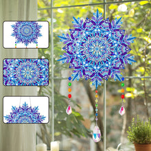 Load image into Gallery viewer, Wind Chimes Handmade Crystal Diamond Painting Ornaments for Garden Window Decor
