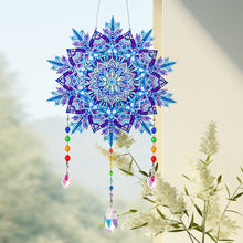 Load image into Gallery viewer, Wind Chimes Handmade Crystal Diamond Painting Ornaments for Garden Window Decor
