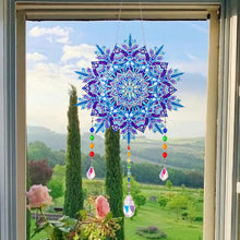 Load image into Gallery viewer, Wind Chimes Handmade Crystal Diamond Painting Ornaments for Garden Window Decor
