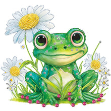 Load image into Gallery viewer, Diamond Painting - Partial Special Shaped - pond frog (30*30CM)
