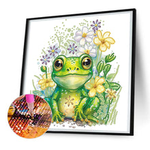 Load image into Gallery viewer, Diamond Painting - Partial Special Shaped - pond frog (30*30CM)
