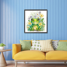 Load image into Gallery viewer, Diamond Painting - Partial Special Shaped - pond frog (30*30CM)
