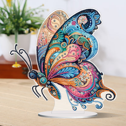 Special Shape Flower Butterfly Desktop Diamond Painting Art Office Home Decor