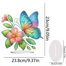 Load image into Gallery viewer, Special Shape Flower Butterfly Desktop Diamond Painting Art Office Home Decor
