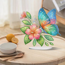Load image into Gallery viewer, Special Shape Flower Butterfly Desktop Diamond Painting Art Office Home Decor
