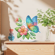Load image into Gallery viewer, Special Shape Flower Butterfly Desktop Diamond Painting Art Office Home Decor
