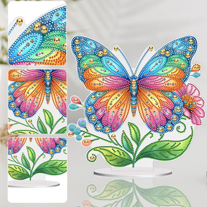 Special Shape Flower Butterfly Desktop Diamond Painting Art Office Home Decor