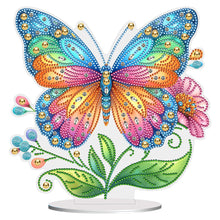 Load image into Gallery viewer, Special Shape Flower Butterfly Desktop Diamond Painting Art Office Home Decor
