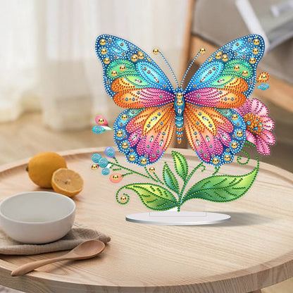 Special Shape Flower Butterfly Desktop Diamond Painting Art Office Home Decor