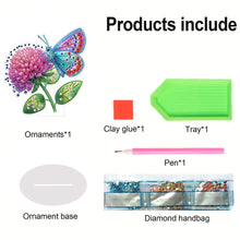 Load image into Gallery viewer, Special Shape Flower Butterfly Desktop Diamond Painting Art Office Home Decor
