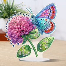 Load image into Gallery viewer, Special Shape Flower Butterfly Desktop Diamond Painting Art Office Home Decor
