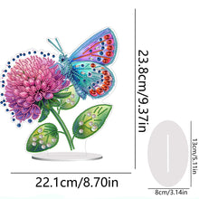 Load image into Gallery viewer, Special Shape Flower Butterfly Desktop Diamond Painting Art Office Home Decor
