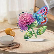 Load image into Gallery viewer, Special Shape Flower Butterfly Desktop Diamond Painting Art Office Home Decor
