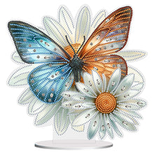 Load image into Gallery viewer, Special Shape Flower Butterfly Desktop Diamond Painting Art Office Home Decor
