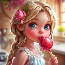 Load image into Gallery viewer, Diamond Painting - Full Round - Smart Candy Girl (30*30CM)
