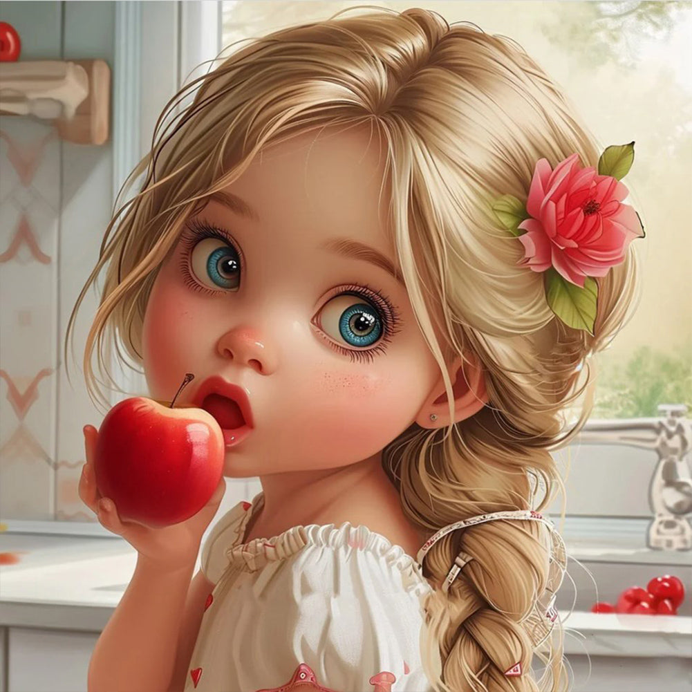 Diamond Painting - Full Round - Smart Candy Girl (30*30CM)