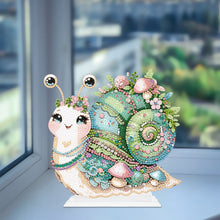 Load image into Gallery viewer, Special Shaped 5D DIY Cute Snail Turtle Diamond Art Tabletop Decor Office Decor
