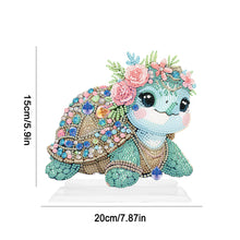 Load image into Gallery viewer, Special Shaped 5D DIY Cute Snail Turtle Diamond Art Tabletop Decor Office Decor
