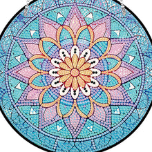 Load image into Gallery viewer, Acrylic Single-Side 5D Mandala Flower Diamond Painting Dots Pendant Window Decor

