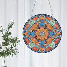 Load image into Gallery viewer, Acrylic Single-Side 5D Mandala Flower Diamond Painting Dots Pendant Window Decor
