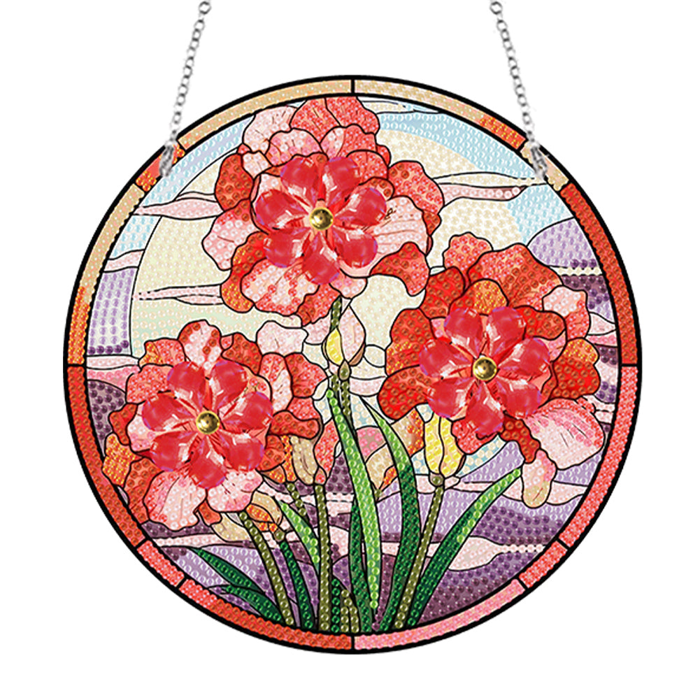 Lighthouse Rose Lupine Safflower Pineapple Bees Diamond Painting Hanging Pendant