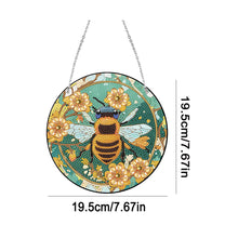 Load image into Gallery viewer, Lighthouse Rose Lupine Safflower Pineapple Bees Diamond Painting Hanging Pendant
