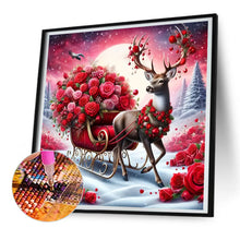 Load image into Gallery viewer, Diamond Painting - Full Round - elk rose (30*30CM)
