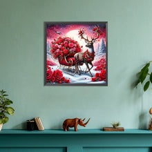 Load image into Gallery viewer, Diamond Painting - Full Round - elk rose (30*30CM)
