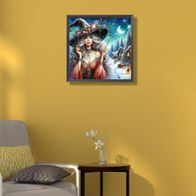 Load image into Gallery viewer, Diamond Painting - Full Round - Witch family (50*50CM)
